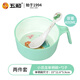 五和小恐龍兒童碗3-6歲寶寶餐具分格餐盤兒童輔食碗吃飯牛奶杯食品級(jí)