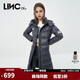 金羽杰冬季都市新潮加厚羽絨服女長(cháng)款過(guò)膝寬松羽絨面包服女士Y22808191