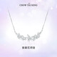 周大生紫藤花純銀項(xiàng)鏈女輕奢小眾鎖骨鏈高級(jí)感設(shè)計(jì)表白禮物