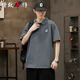 增致牛仔（zengzhi）300G重磅純棉質(zhì)感POLO衫男2025夏季新款青年寬松落肩T恤短袖男裝