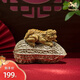 銅師傅 銅擺件《好事發(fā)生》銅工藝品獅子裝飾品花生創(chuàng  )意禮物送客戶(hù)朋友