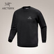 ARC'TERYX始祖鳥(niǎo) EMBLEM FLEECE CREW 男子 抓絨衫 Black/黑色 M