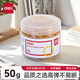 得力（deli）橡皮筋 辦公橡皮筋 皮筋 圓圈型 財務(wù)庫房辦公用品黃色乳膠圈一次性牛皮筋橡膠圈 橡膠圈【約150根 1筒裝】