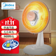 美的取暖器 家用烤火爐小太陽(yáng)電暖氣電熱扇 臺式暖風(fēng)機 迷你臺式辦公室租房專(zhuān)用 NPS7-15A5