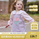 戴維貝拉（DAVE＆BELLA）童裙兒童連衣裙2025秋裝新款女童背帶裙甜美女寶寶裙子小童公主裙 淺紫色【現貨】 100 cm（建議身高90-100cm）