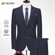 杉杉西服套裝男士修身職業(yè)正裝西裝套裝商務(wù)休閑條紋新郎結(jié)婚禮服男裝