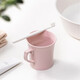 茶花大容量漱口杯pp食品級材質(zhì)簡(jiǎn)約洗漱刷牙杯學(xué)生宿舍兒童漱口杯 粉色600ml-1個(gè)
