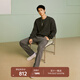 LACOSTE【王一博同款】法國鱷魚(yú)男裝商務(wù)通勤直筒長(cháng)褲|HH0702 050/深灰色 L 42 180