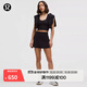lululemon丨Align? 女士運動(dòng)高腰短裙 LW8ALQS 黑色 S /6