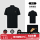 POLOWALK短袖polo衫男士夏季新款保羅商務(wù)日常寬松休閑衣服男裝 黑色【新款】 L (175)