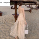拉夏贝尔（La Chapelle）连衣裙女三亚沙滩裙女夏吊带海边度假穿搭仙女旅游拍照衣服长裙子 白色 M [96-107斤]