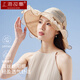 上海故事真絲防曬帽子女夏桑蠶絲透氣超大檐遮陽可折疊漁夫帽七夕禮物女友