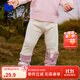 迷你巴拉女童冬新款褲子萌趣可愛(ài)彈力長(cháng)褲【打底褲】 奶白10504 90 cm