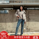 Calvin Klein女包c(diǎn)k小眾休閑通勤字母ck翻蓋鏈條單肩斜挎馬鞍包禮物4K3034G