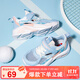 SNOOPY史努比童鞋兒童運動(dòng)鞋男童夏季網(wǎng)面鞋女童透氣單網(wǎng)鞋3835藍粉32