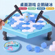 VTR拯救企鵝敲冰桌面玩具兒童敲打破冰思維邏輯訓(xùn)練多人互動(dòng)游戲 大號(hào)【46冰塊+2錘+1企鵝+轉(zhuǎn)盤(pán)】