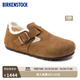 BIRKENSTOCK【預售】勃肯德國進(jìn)口男女款絨面保暖London Shearling毛毛鞋 棕色窄版1014963 38