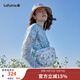 LAFUMA樂(lè )飛葉斜跨包 戶(hù)外時(shí)尚印花單肩包女士休閑拎包 LEOB4AC07 白色CR 均碼（20*25*7cm）