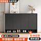 高壹籌實(shí)木入戶門鞋柜家用門口現(xiàn)代簡(jiǎn)約收納柜玄關(guān)柜大容量一體鞋架定制 環(huán)保板材4門長(zhǎng)140*寬40*高110