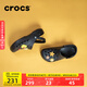 CROCS卡駱馳洞洞鞋貝雅男鞋女鞋輕便耐磨一腳蹬拖鞋休閑鞋|10126 黑色-001 41 /42(260mm)