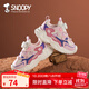 SNOOPY史努比童鞋兒童運動(dòng)鞋春秋新款男女童旋轉扣休閑戶(hù)外寶寶跑步鞋子 粉/米 34 碼適合腳長(cháng)20.5-21.0cm
