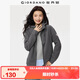 佐丹奴外套女搖粒絨品牌膠章寬松連帽拉鏈衛衣開(kāi)衫女05373854