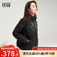 歐莎（OSA）輕薄白色短款小香風(fēng)羽絨服女秋冬季2025年新款小個(gè)子外套 黑色A M