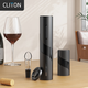 CLITON電動紅酒開瓶器家用全自動開紅酒器啟瓶器倒酒器紅酒塞4合1套裝
