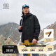 KOLON SPORT【預(yù)售】/可隆軟殼三合一夾克 男子防潑水防風(fēng)戶(hù)外沖鋒衣 LHJK5WNT17-BK 黑色 【軟殼內(nèi)膽】 M 170/92A
