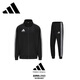 阿迪達(dá)斯 （adidas）運(yùn)動(dòng)套裝男2025秋季跑步運(yùn)動(dòng)套裝防風(fēng)夾克收腿褲兩件套 黑/白 M