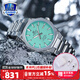 卡西歐edifice藍寶石輕薄鋼帶防水男表石英商務(wù)休閑螺釘表圈男士手表 EFR-S108D-2BVUPR