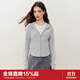 樂(lè )町韓系學(xué)院風(fēng)秋季新款修身運動(dòng)連帽衫收腰拉鏈開(kāi)衫衛衣外套 灰色(現貨) S