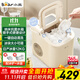 小熊（Bear）制冰機 家用迷你小型便攜式造冰機 全自動清洗一體冰塊機 辦公室宿舍咀嚼冰小家電子彈冰ZBJ-C01C5