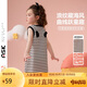 ASK JUNIOR25夏季兒童連裙子小童波浪條紋撞色無(wú)袖背心裙女童背后大翅膀
