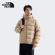 The North Face北面羽絨服男戶(hù)外高蓬鵝絨防潑保暖外套7W7G 廢土棕/BOX L