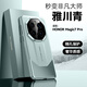 麥殼冠 適用榮耀Magic7Pro手機殼新款電鍍素皮honor魔術(shù)7保護套非凡大師鏡頭全包高級感輕薄簡(jiǎn)約商務(wù)后殼 【雅川青】高端電鍍素皮秒變非凡大師全包防摔商務(wù)硬殼 榮耀Magic7Pro