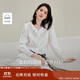 茵曼純棉甜美花邊刺繡白色襯衫2025秋女裝新款長(cháng)袖襯衣 云朵白 M