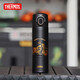 膳魔師（THERMOS）智能保溫杯鴻蒙智選Pro彈蓋款316L不銹鋼溫顯杯禮盒款TEEA-470 黑金系列 470ml