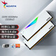 威剛 (ADATA) 龍耀 64GB(32G×2) DDR5 6000 CL30 海力士A die顆粒 電競RGB內存條 XPG D500G 釉白
