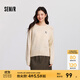 森馬（Semir）史努比系列毛衣女冬彩點(diǎn)含羊毛插肩袖繡花圓領(lǐng)套頭衫溫柔毛衫 白色調00311 L