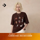 匡威（Converse）官方 貓咪圖案印花復(fù)古短袖女T恤WCH662 WCH662-J9T M (160/84A)