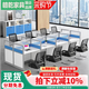 贛乾職員屏風辦公桌電銷話務員卡位辦公室桌椅銷售工位員工小卡座簡約 屏風桌子尺寸定制