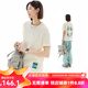 雲上生活【云彩】簡(jiǎn)約休閑經(jīng)典圓領(lǐng)短袖女T恤2025夏上衣T0349 奶油杏 L （建議115-130斤左右）
