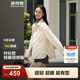 波司登（BOSIDENG）輕薄羽絨服女短款90絨襯衫領(lǐng)商務(wù)寬松顯瘦休閑保暖外套 【店長(cháng)推薦】奶油淺米7392 M 165/88A