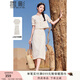 香影波西米亞風(fēng)鏤空套裝裙子女2025夏季新款米色流蘇半身裙兩件套 米色 均碼 S