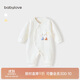 babylove嬰兒連體衣秋冬純棉可愛(ài)寶寶哈衣爬服新生兒夾棉保暖衣服秋冬裝