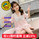 G.DUCKKIDS童裝女童睡衣夏季套裝兒童家居服純棉兩件套大童甜美風(fēng)空調服夏天 粉紅色 140 尺碼9~10歲【130-140cm】