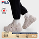 FILA 斐樂(lè )官方女鞋CROISSANT WE摩登運動(dòng)鞋加絨可頌鞋 燕麥色-OM 36.5