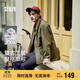 森馬（Semir）[純棉]夾克男巴恩風(fēng)工裝外套男燈芯絨夾克秋寬松上衣101524108201