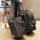 袋鼠（KANGAROO）新款大容量戶(hù)外旅游長(cháng)途出差旅行包拉桿包韓版折疊拉桿箱登機包 黑色 大號